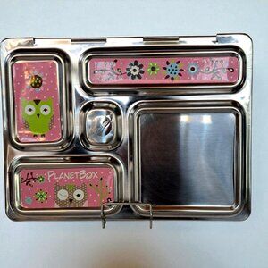 PlanetBox Rover Classic Lunch Box 5 Compartments Stainless Steel Bento School